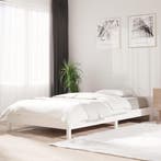 vidaXL Bed stapelbaar 100x200 cm massief grenenhout wit, Verzenden, Nieuw