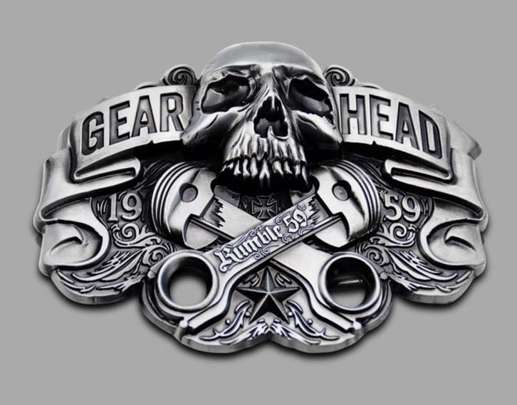 Buckle gearhead rumble, Collections, Marques & Objets publicitaires, Enlèvement ou Envoi