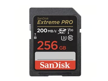 SanDisk Extreme Pro 256GB SDHC Memory Card UHS-I 200mb/s, Audio, Tv en Foto, Foto | Geheugenkaarten, Ophalen of Verzenden, Zo goed als nieuw