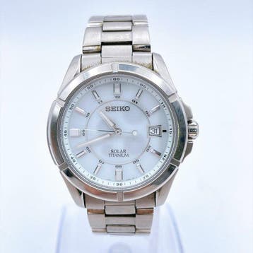 Seiko - Solar Titanium - Zonder minimumprijs - V147-0AB0 -