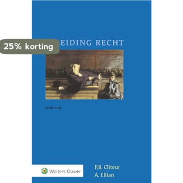 Inleiding recht 9789013141276 P.B. Cliteur, Boeken, Studieboeken en Cursussen, Verzenden, Gelezen, P.B. Cliteur