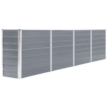 vidaXL Plantenbak verhoogd 320x40x77 cm gegalvaniseerd staal, Tuin en Terras, Verzenden, Nieuw