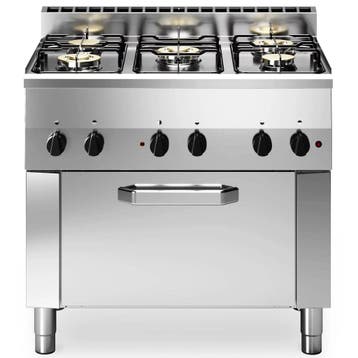 Fornuis + Heteluchtoven | FUN 600 | Gas/Elektrisch | 5, Verzenden, Nieuw in verpakking