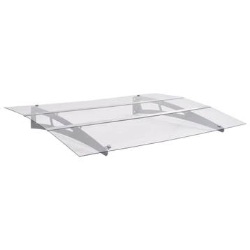vidaXL Deurluifel 120x90 cm polycarbonaat zilverkleurig en, Tuin en Terras, Verzenden, Nieuw
