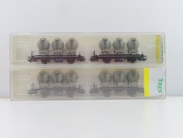 Trix H0 - 23958/24023 - Wagon de marchandises pour trains, Nieuw