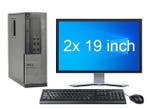 Dell OptiPlex 7010 SFF i3 3e Gen + 2x 19 Monitor + 2 jaar, Ophalen of Verzenden, Nieuw, In_stock