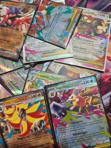 Pokémon - 80 Bulk kaarten - Mega Pyroar EX Full art, Foil -, Hobby en Vrije tijd, Verzamelkaartspellen | Pokémon, Nieuw