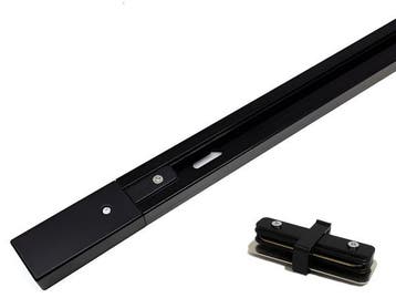 Veiling - 6x 1 meter Rail voor 1 fase 2draden railsystem +ve
