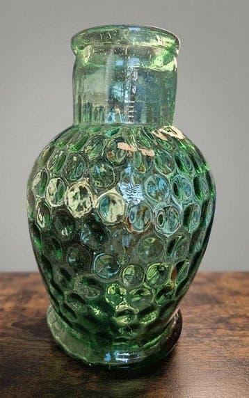 Vase (2) - Verre - verre soufflé type Biot, Antiquités & Art
