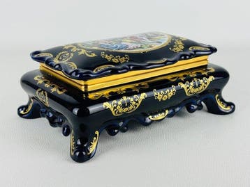 Boîte - Porcelaine - Boîte à bijoux en porcelaine
