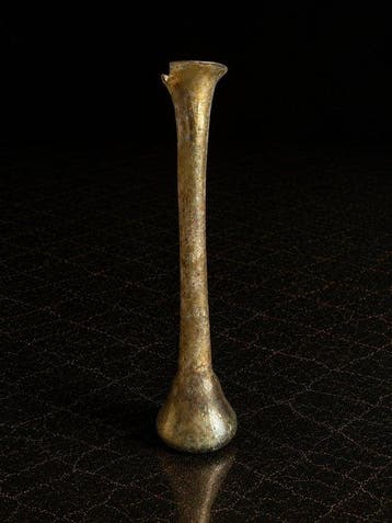 Oud-Romeins, Keizerrijk Glas Unguentarium uit de 1e tot en, Antiek en Kunst