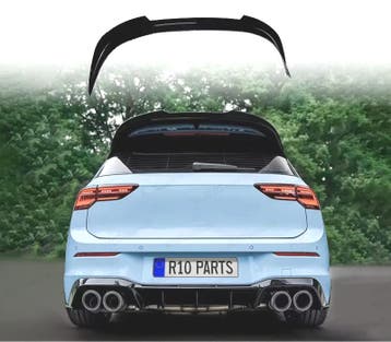 AILERON SPOILER VOLKSWAGEN VW GOLF 8 R GTI 20- NOIR BRILLANT, Verzenden
