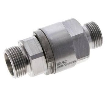 20S & G3/4 Acier zingue Raccord tournant à bille avec, Verzenden