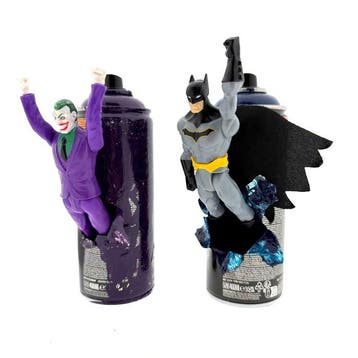 Koen Betjes (1992) - Batman And Joker Spraycan (set of 2)