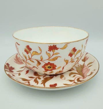 Wedgwood - Theekom (2) - Y1963 - Beenderporselein - Schotel,