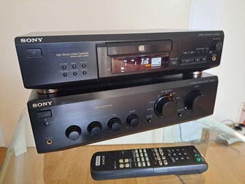Sony - TA-FE320R Stereo Geïntegreerde Versterker & CDP-XE530