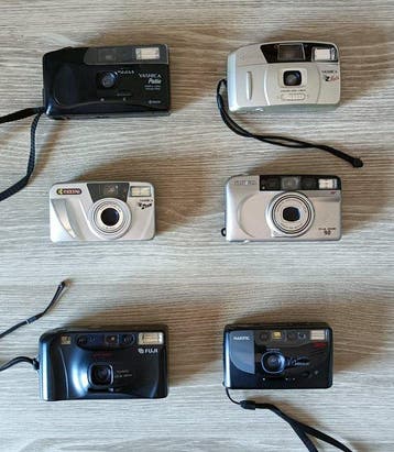 Yashica, Minolta, Fuji, Haking Patio / EZ Mate / EZ Zoom /, Audio, Tv en Foto, Nieuw