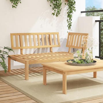 Tuinhoekbank - tuinbank - 120x80 cm - XL tuinbank- geschikt, Tuin en Terras, Verzenden, Nieuw