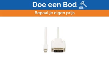 Bieden: DeLOCK Mini DisplayPort to DVI Cable 1m, Ophalen of Verzenden