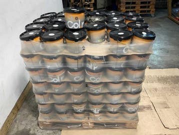 Veiling - 24x Col.r tuinbeits - Grijs - 3 ltr, Bricolage & Construction, Peinture, Vernis & Laque