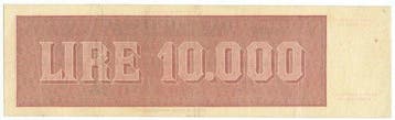 Italie. - 10000 lire Medusa 06/09/1949 - Pick 87b -, Timbres & Monnaies, Billets de banque | Europe | Billets non-euro
