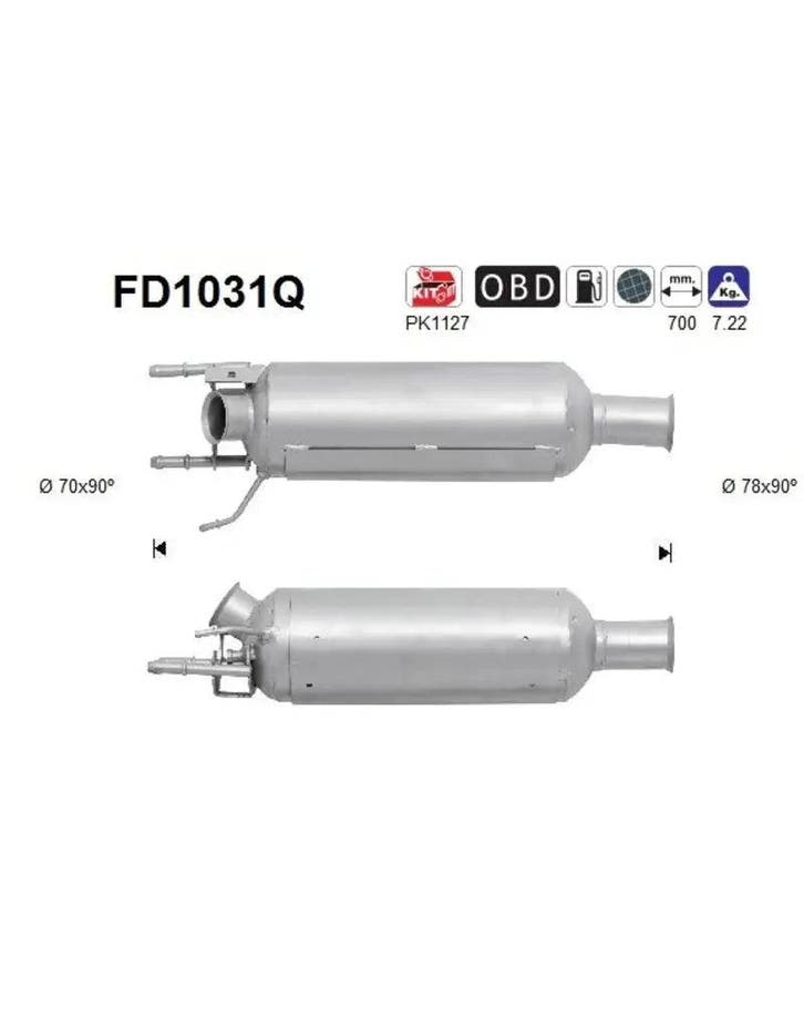 Roetfilter Citroen C-crosser, Mitsubishi Outlander, Peugeot, Autos : Pièces & Accessoires, Systèmes à carburant, Envoi