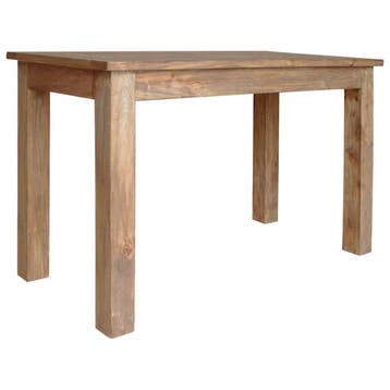 Mahonie Tafel 120cm | Retour deal | Knaller! (eettafel), Huis en Inrichting, Rustiek, Vintage, 100 tot 150 cm, Verzenden, 50 tot 100 cm