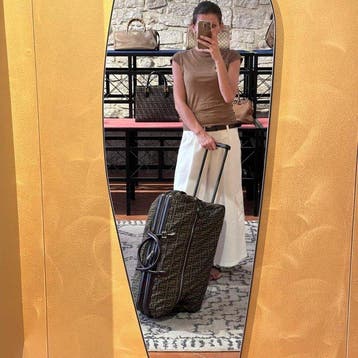 Fendi - Zucca - Valise à roulettes