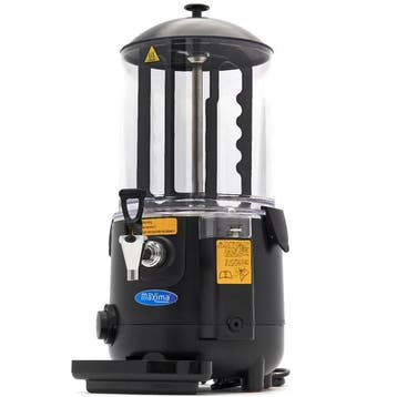 Chocolademelkdispenser | Zwart | 10L | 0°C/90°C | 1kW, Verzenden, Nieuw in verpakking