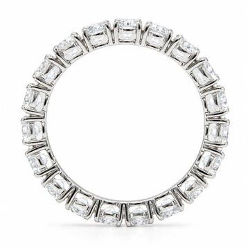 Zonder minimumprijs - Ring - 14 karaat Witgoud - 2.96ct. tw.