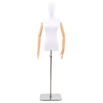 vidaXL Verstelbare mannequin van 165-213 cm met voet Vrouw, Verzenden