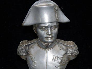 Zeer fraai Borstbeeld van Napoleon Bonaparte - Gesigneerd, Antiek en Kunst