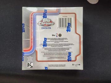 2025/26 Topps Chrome Gesigneerde kaart, Memorabilia kaart,, Nieuw