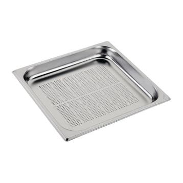 GN-Bak | RVS | 2/3 GN | Hoogte 20mm | Geperforeerd |, Verzenden, Nieuw in verpakking
