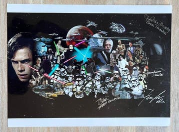 Star Wars - Cast Signed Large Photo - Jeremy Bulloch (RIP),