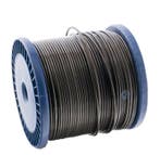 staalkabels 1.5/2.5 mm geplastificeerd 100 meter Zwart Smoke, Verzenden