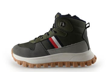 Tommy Hilfiger Hoge sneakers Jongens in maat 34 Groen, Enfants & Bébés, Verzenden, Schoenen