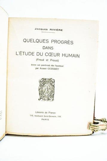 Jacques Rivière / Albert Guindet - Quelques progrès dans