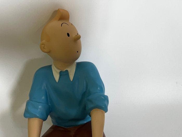 Statuette Leblon Delienne - Tintin assis, Livres, BD | Comics