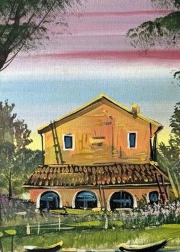 Romano Mussolini (1927-2006) - Veduta sul lago
