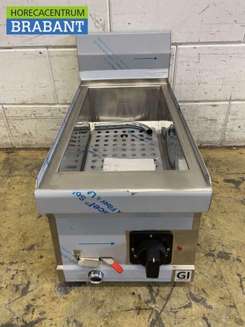 Bain Marie inox Gastro-Inox 600 ligne 1/2 et 1/4 GN 230V, Verzenden