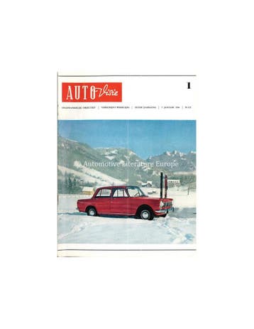 1966 AUTOVISIE MAGAZINE 01 NEDERLANDS, Ophalen of Verzenden