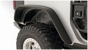 Bushwacker 07-18 Jeep Wrangler Flat Style Flares 2pc Fits, Ophalen of Verzenden, Nieuw