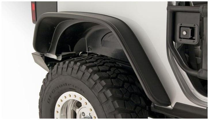 Bushwacker 07-18 Jeep Wrangler Flat Style Flares 2pc Fits, Auto-onderdelen, Overige Auto-onderdelen, Ophalen of Verzenden