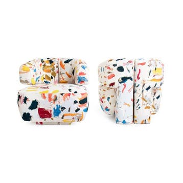 Pierre Frey “Artsy Tapisserie” - Fauteuil (2) - Katoen