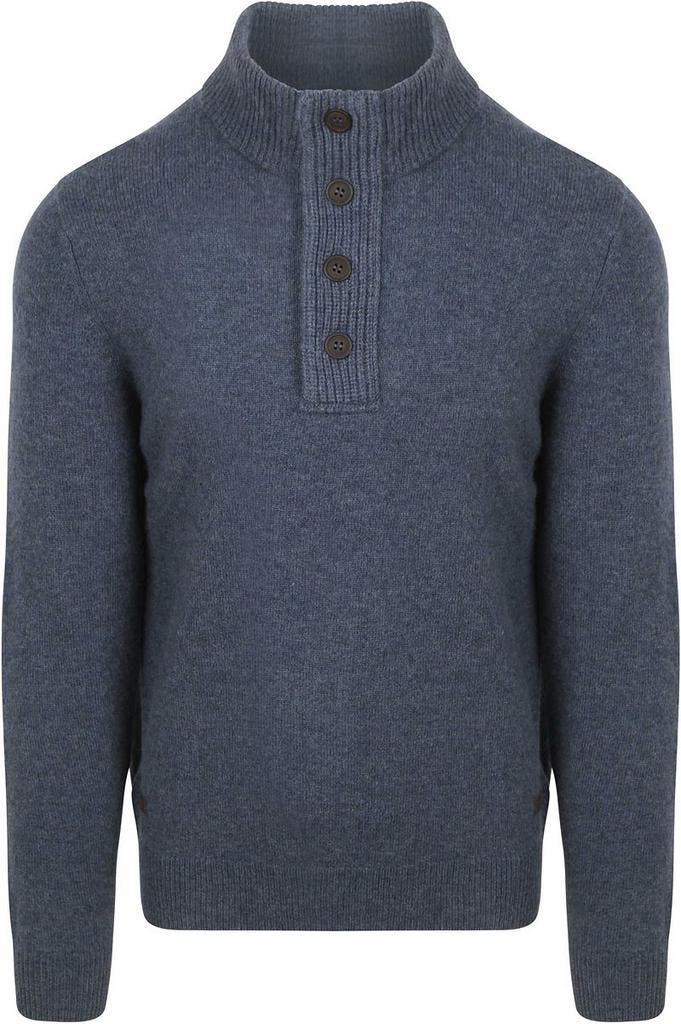 Barbour Mocker Trui Wol Indigo maat Maat 52/54 (L) Heren, Kleding | Heren, Truien en Vesten, Blauw, Nieuw, Maat 52/54 (L), Verzenden