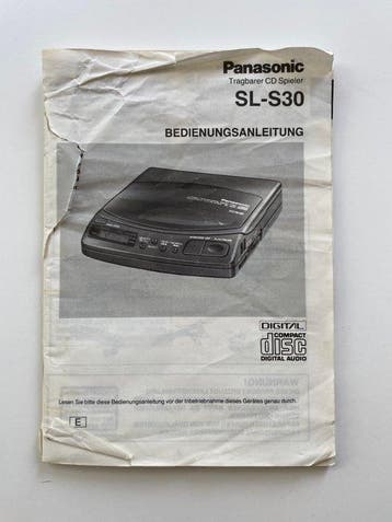 Panasonic - SL-S30 Portable Cd-speler, Nieuw