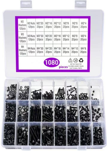 Set zwarte boutjes in verschillende lengtes (M2, M3, M4, 10, Verzenden, Nieuw