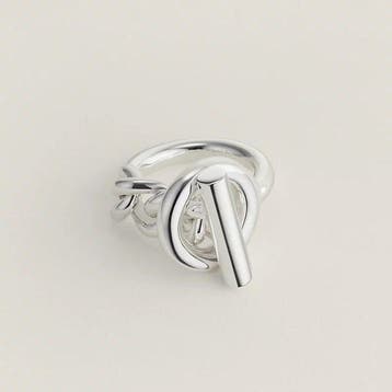 Hermès - Ring - croisette Zilver, Handtassen en Accessoires, Ringen, Nieuw