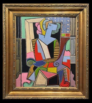 Postcubist School (XX) - The Lady who Waits